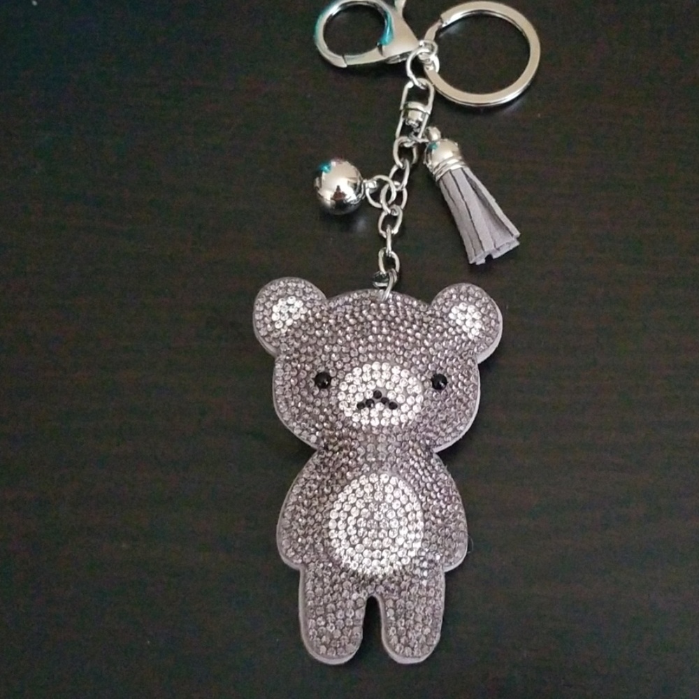 🎈SALE  Rhinestone Bear keychain purse charm